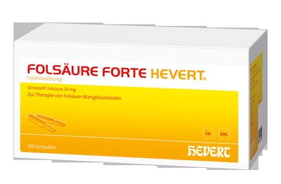 FOLSÄURE HEVERT forte Ampullen 100X2 ml Ampullen