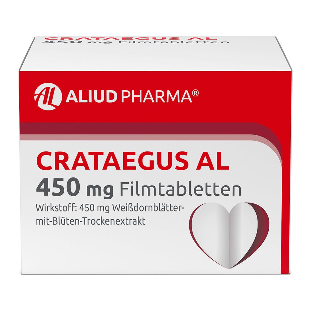 Crataegus AL 450 mg Filmtabletten bei nachlassender Herzleistung