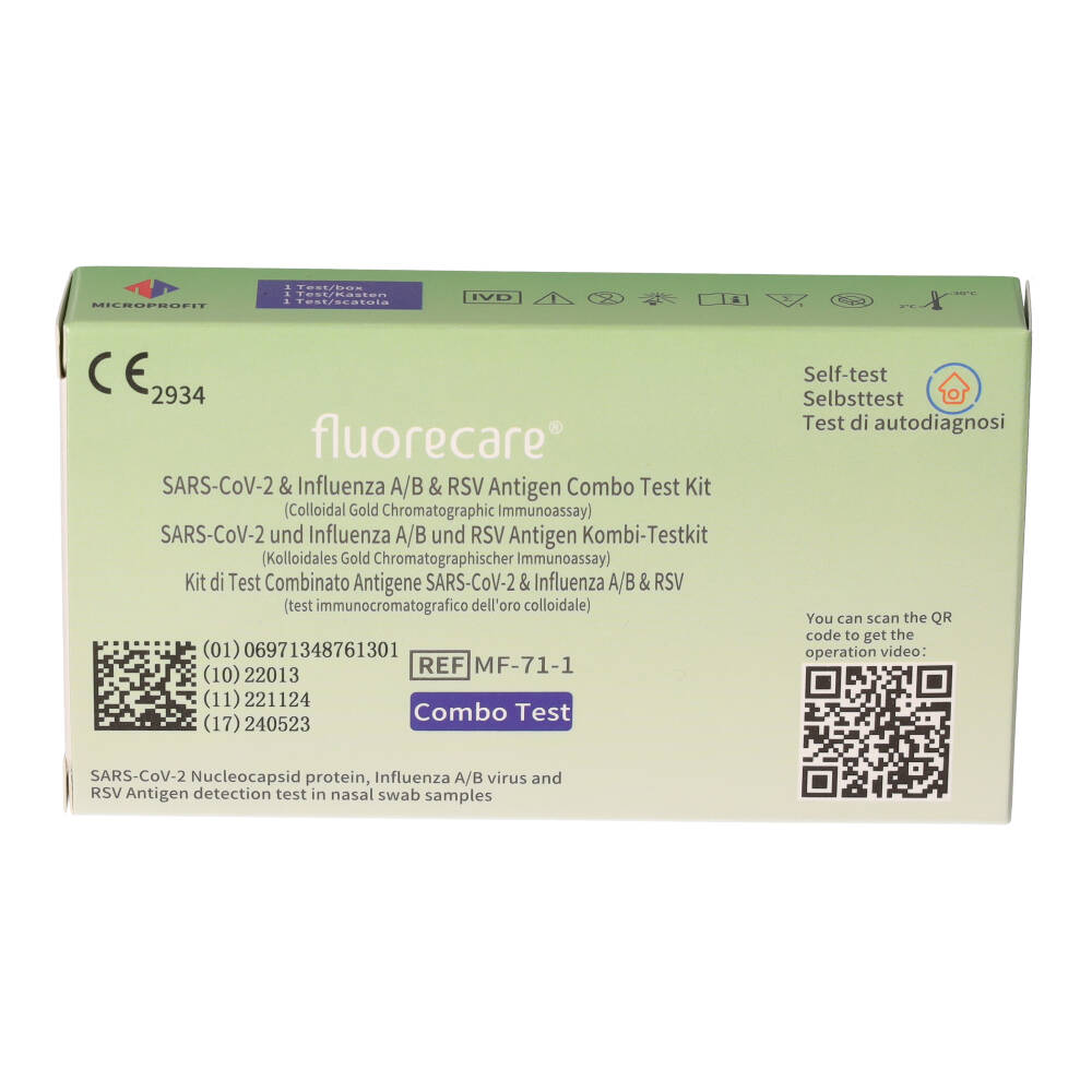 fluorecare Kombi-Testkit Selbsttest 1 St