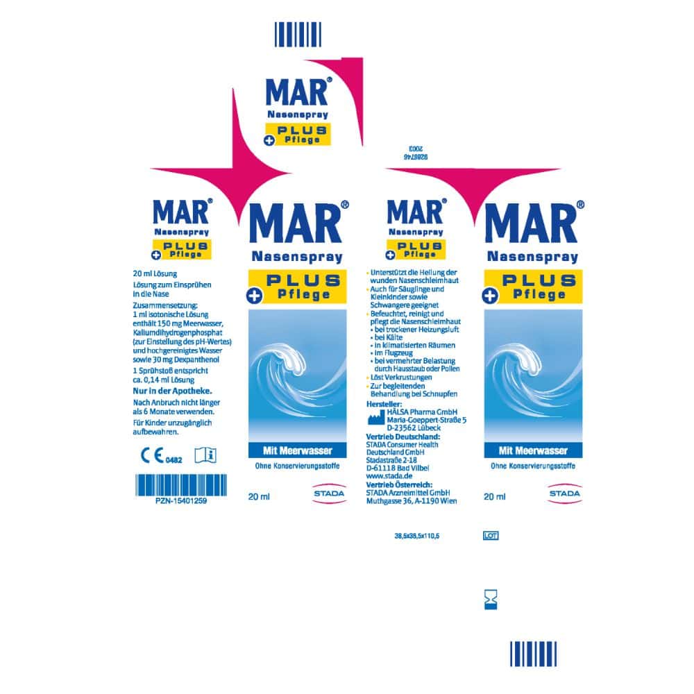 MAR Nasenspray PLUS Pflege 20 ml Spray