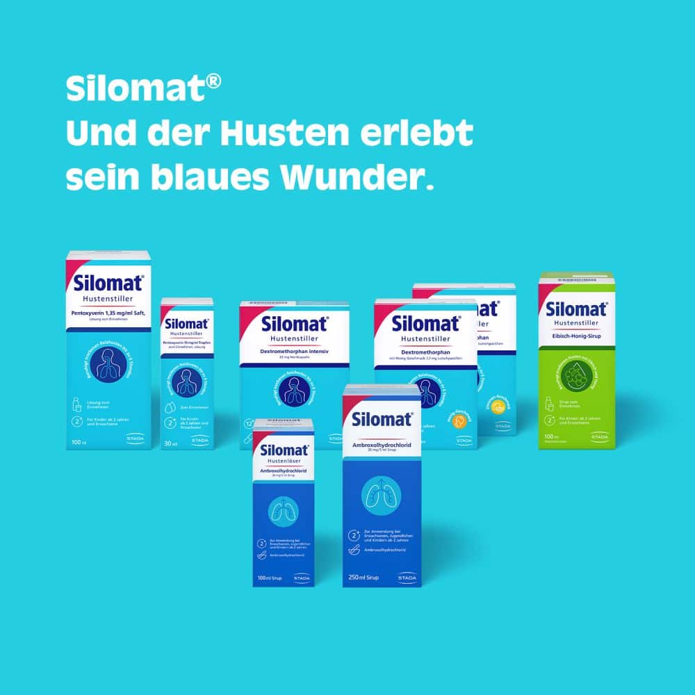 Silomat gegen Reizhusten Pentoxyverin Saft 100 ml Lösung zum Einnehmen