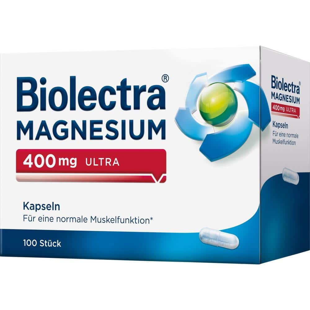 Biolectra MAGNESIUM 400 mg ULTRA 100 St Kapseln