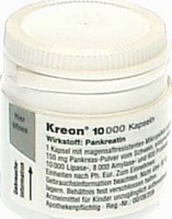Kreon 10000 50 St Hartkapseln mit magensaftresistent überzogenen Pellets