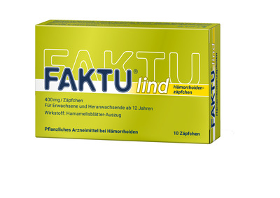 FAKTU lind Hämorrhoidenzäpfchen 10 St Suppositorien