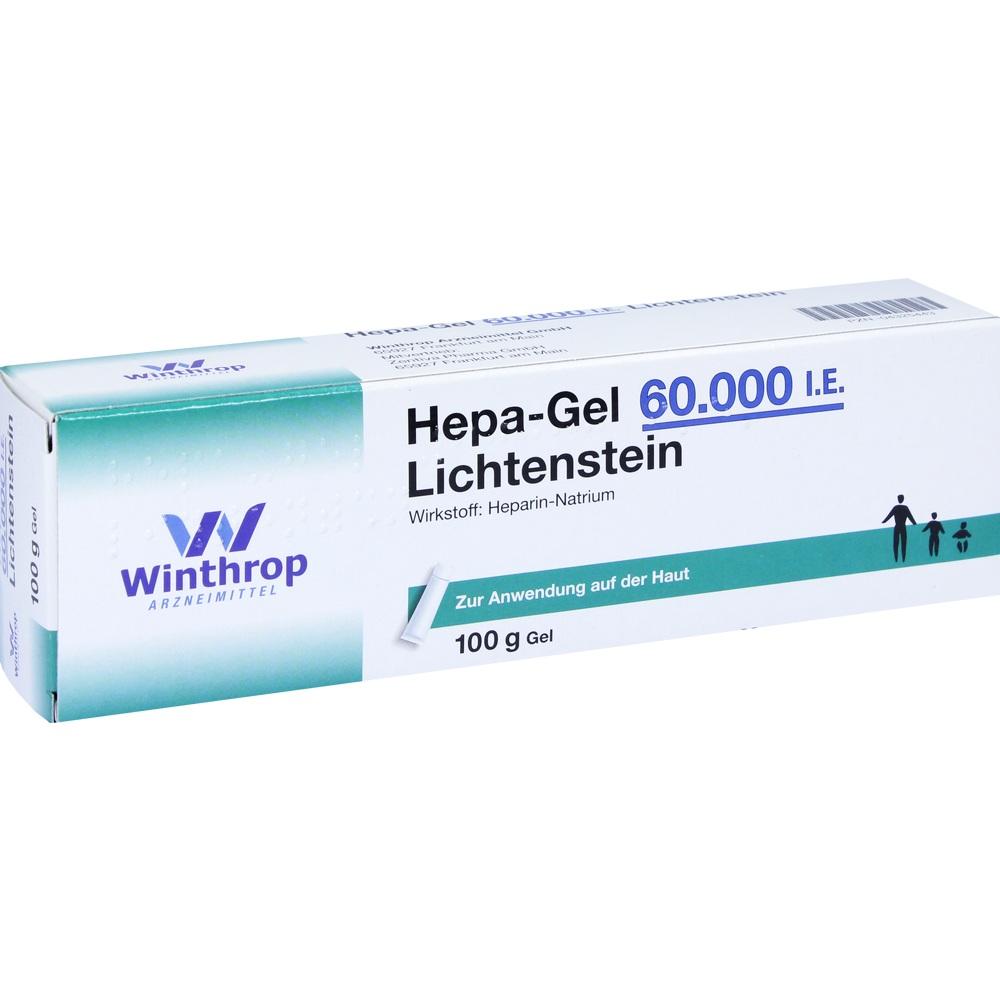 Hepa-Gel 60.000 I.E. Lichtenstein 100 g Gel