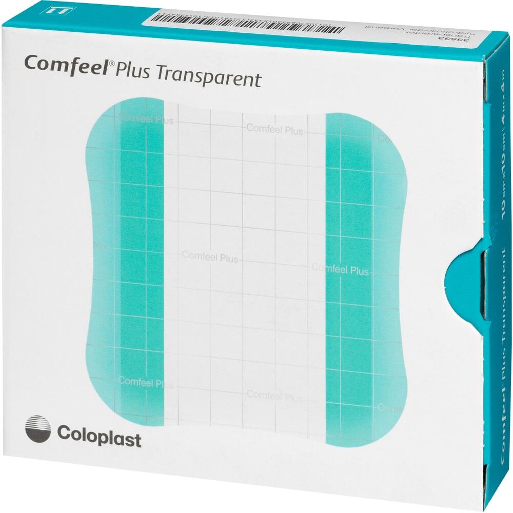 COMFEEL Plus Transparent Hydrokolloidverb.10x10 cm 10 St Verband