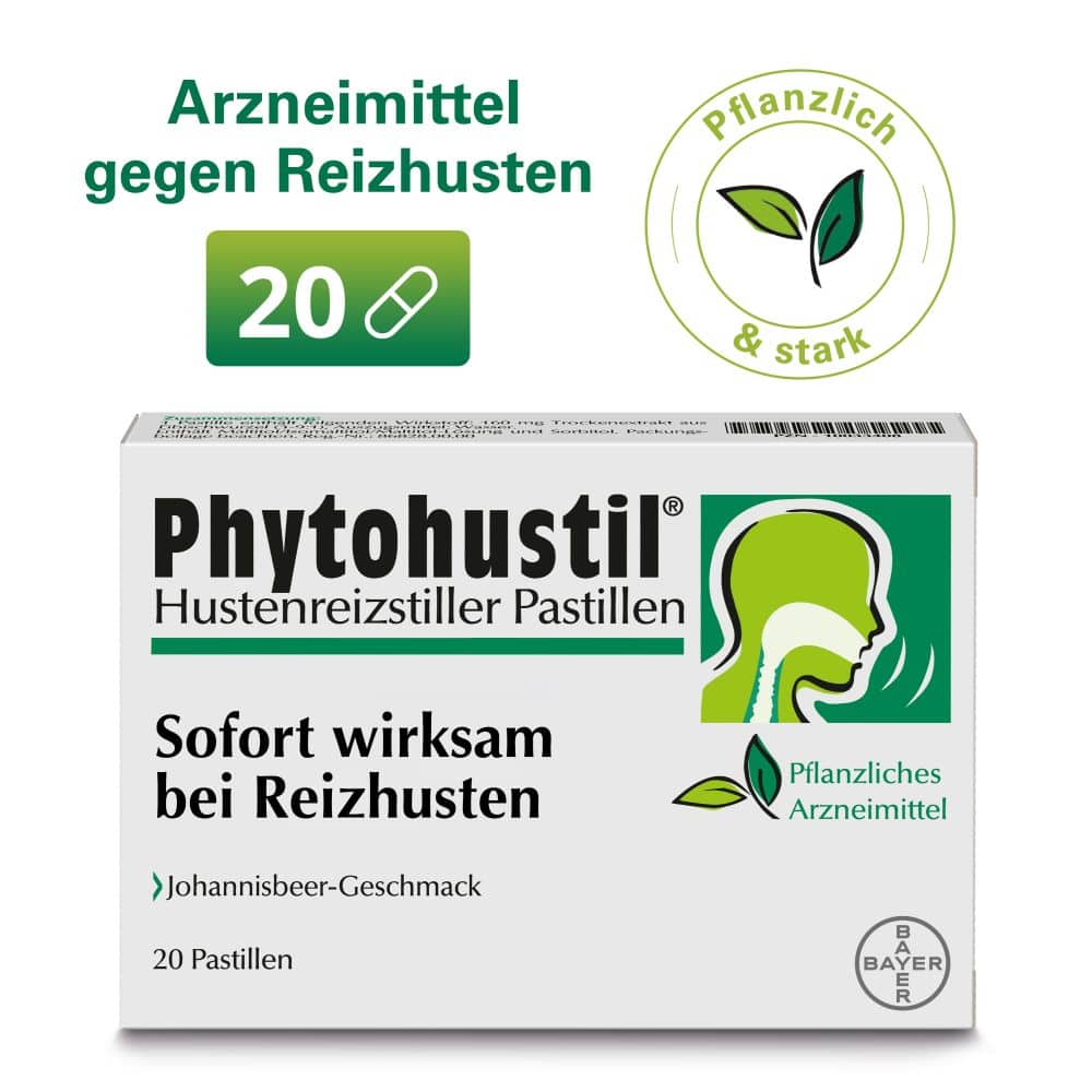Phytohustil Hustenreizstiller Pastillen 20 St Pastillen