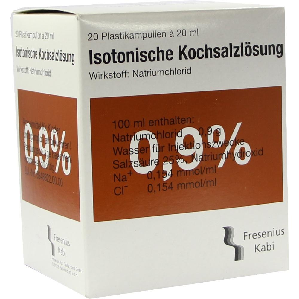 KOCHSALZLÖSUNG 0,9% Plastikamp.Fresenius 20X20 ml Injektionslösung 20X20 ml