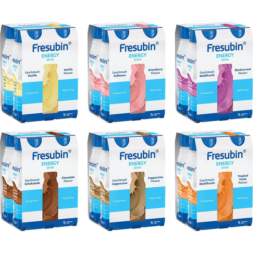 Fresubin Energy Trinknahrung Mischkarton 6X4X200 ml Lösung