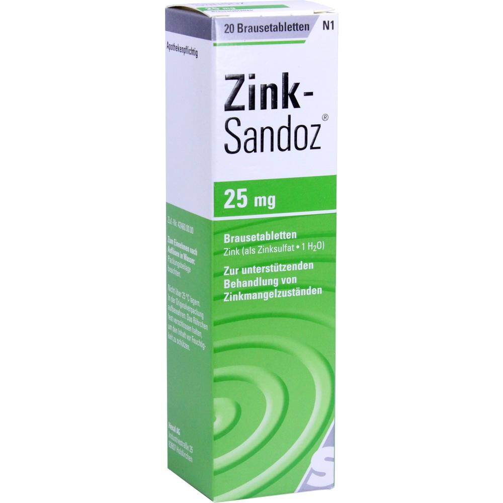Zink-Sandoz 20 St Brausetabletten