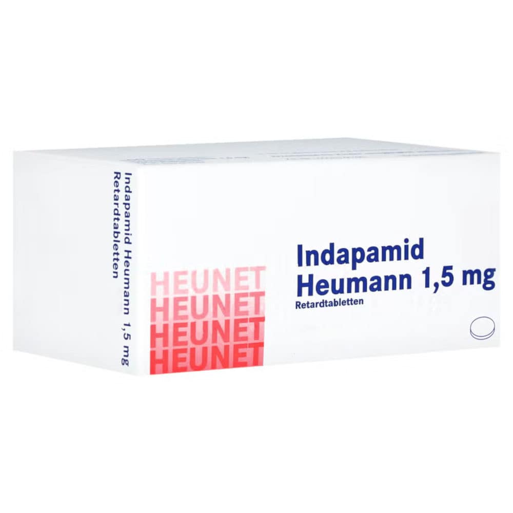 Indapamid Heumann 1,5 mg 30 St Retard-Tabletten
