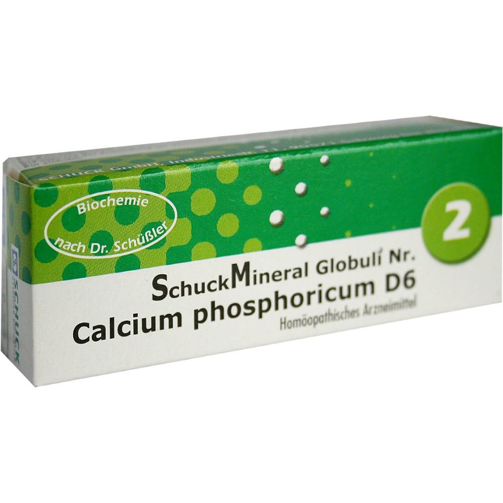 SCHUCKMINERAL Globuli 2 Calcium phosphoricum D 6 7.5 g Globuli