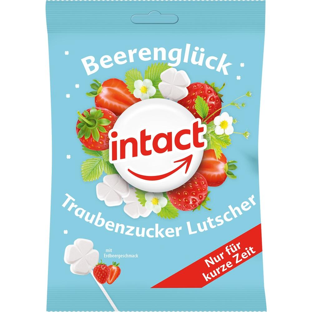 Intact Traubenzucker Lutscher Beerenglück 75 g Bonbons