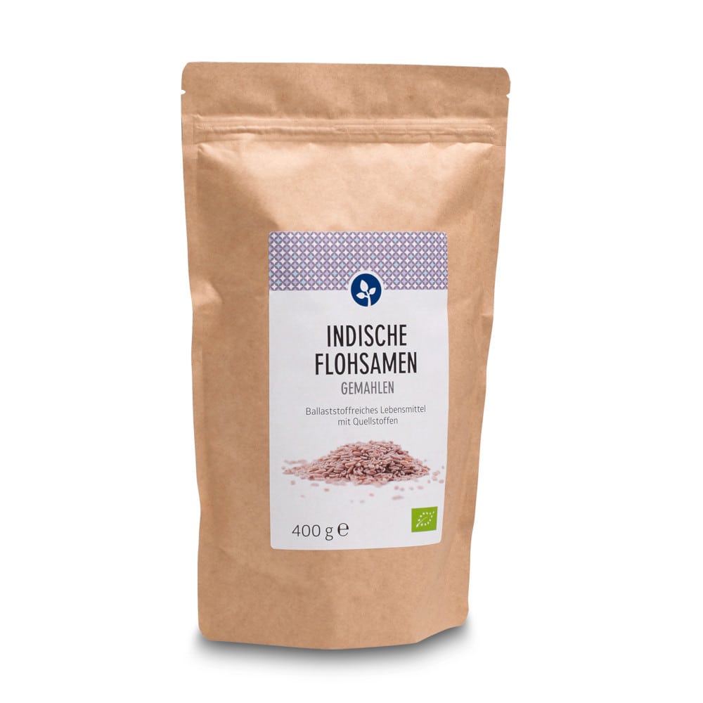 INDISCHE FLOHSAMEN gemahlen 400 g Pulver