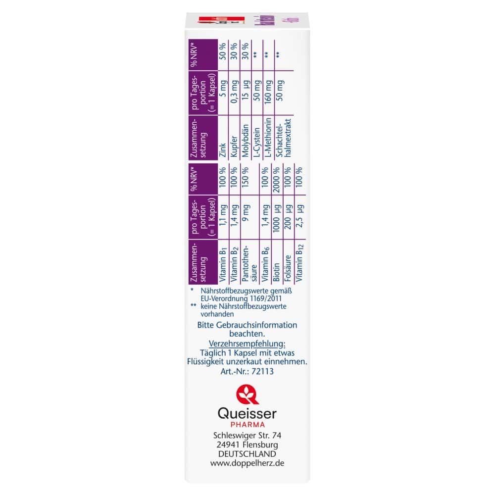 Doppelherz aktiv Haar Intensiv + Biotin 30 St Kapseln