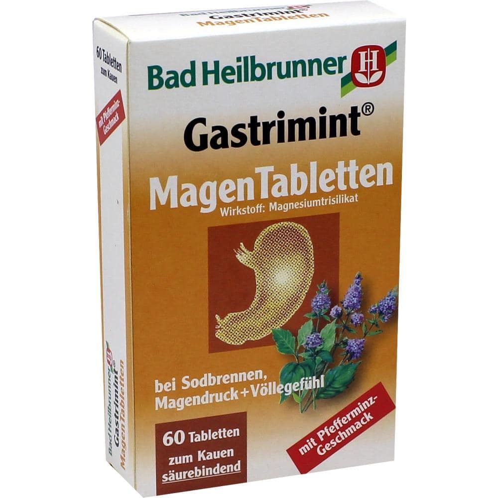 Bad Heilbrunner Gastrimint  60 St Kautabletten