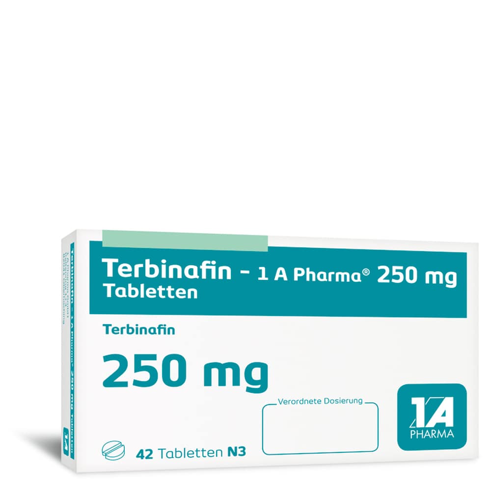 Terbinafin-1A Pharma 250mg 42 St Tabletten