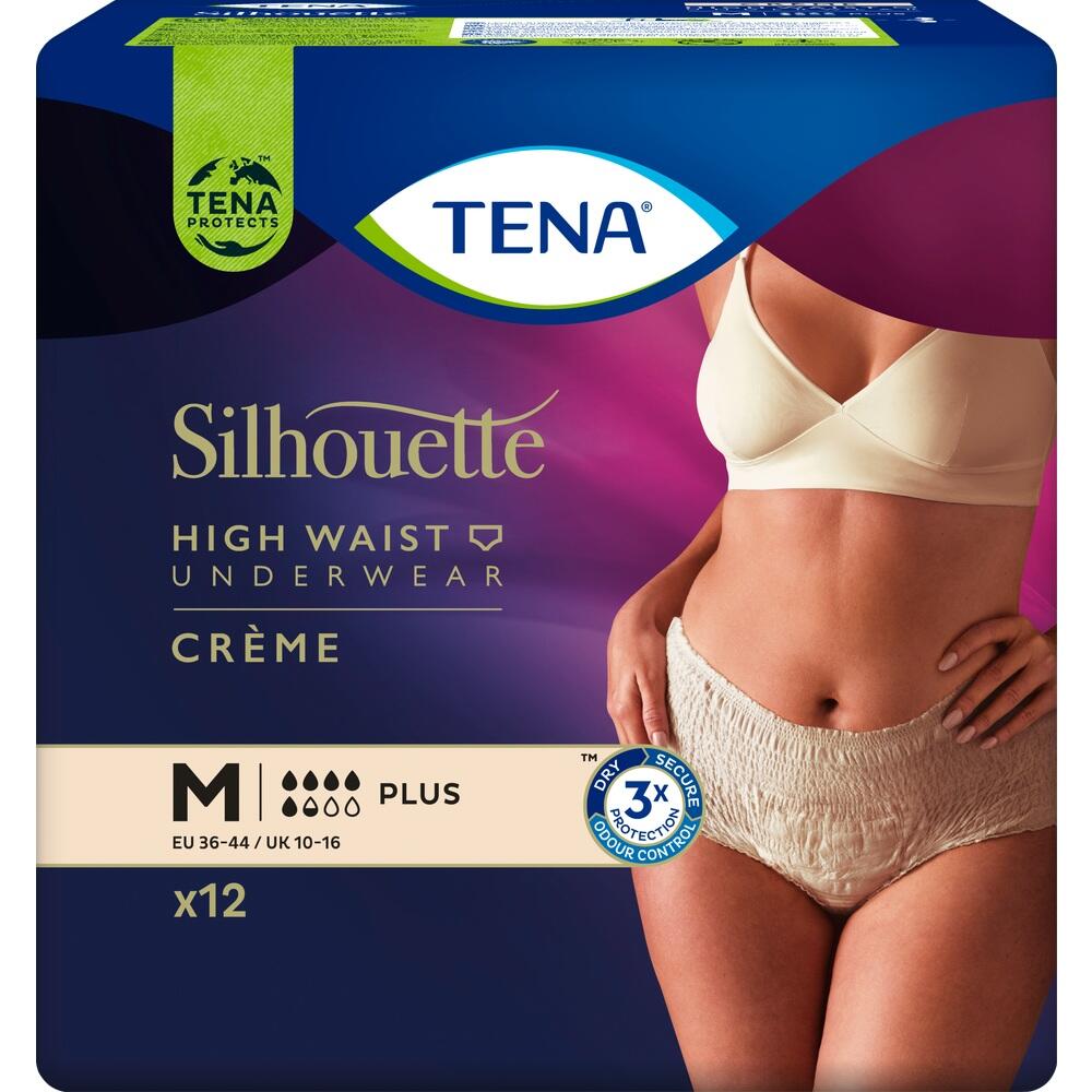 TENA Silhouette CRÈME PLUS M Taillenhohe Pants 4X12 St