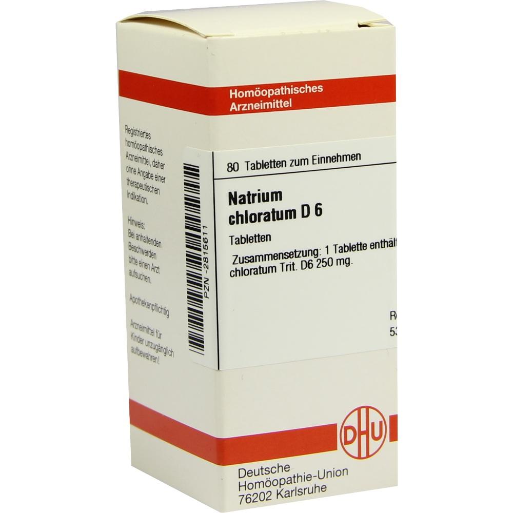 NATRIUM CHLORATUM D 6 80 St Tabletten