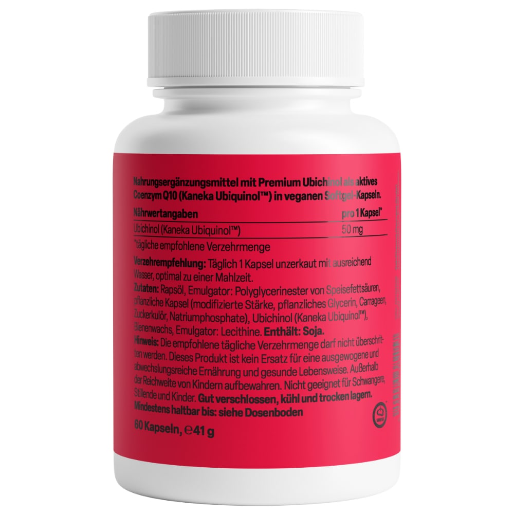 Zein Pharma Coenzym Q10 Ubichinol 50 mg 60 St Kapseln
