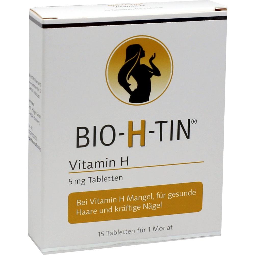 BIO-H-TIN Vitamin H 5 mg für 1 Monat  15 St Tabletten