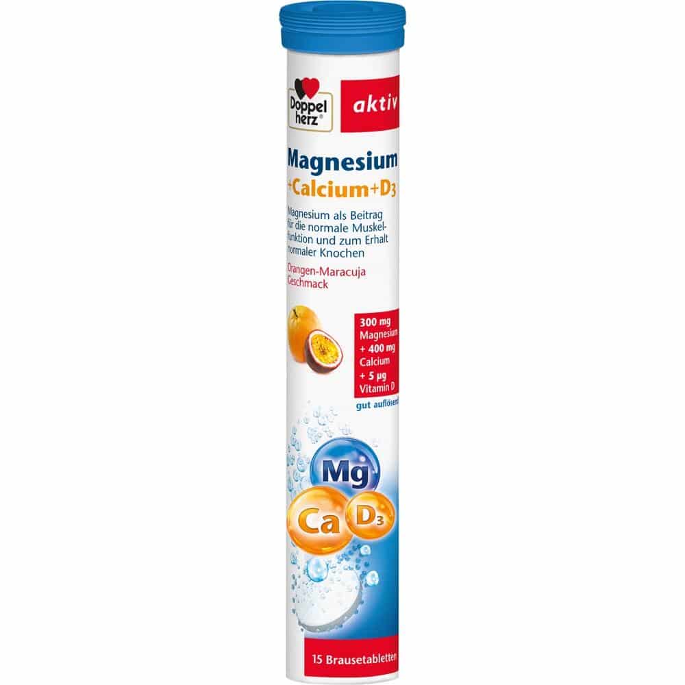 Doppelherz aktiv Magnesium + Calcium + D3  15 St Brausetabletten