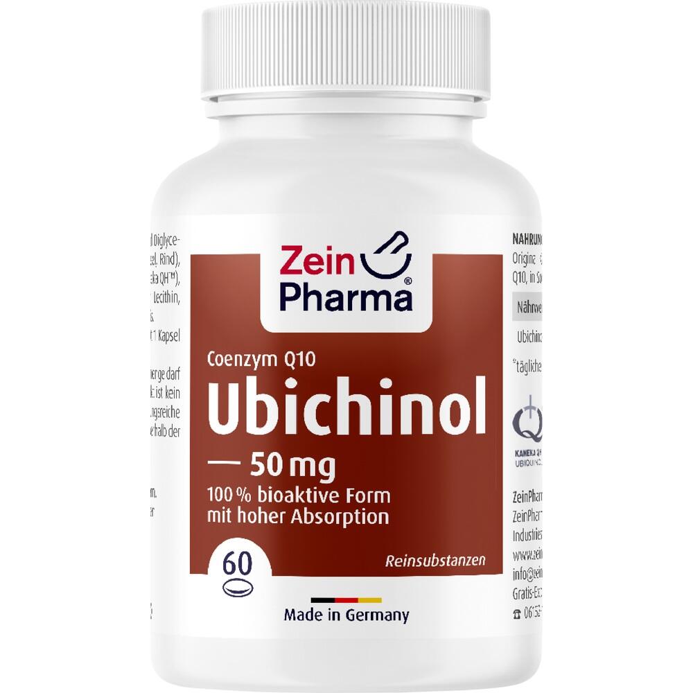 Zein Pharma Coenzym Q10 Ubichinol 50 mg 60 St Kapseln