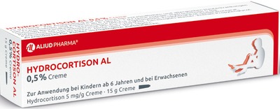Hydrocortison AL 0,5 % Creme bei allergischen Erkrankungen der Haut