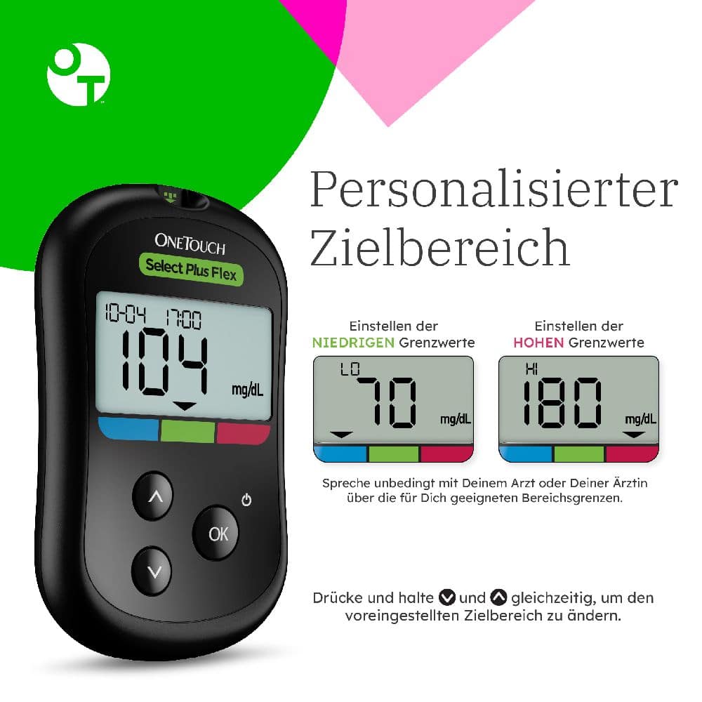 OneTouch Select Plus Flex mg/dL Starter Set 1 Sparset