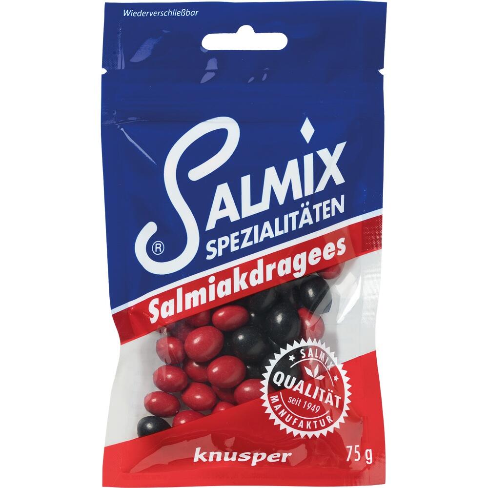 Salmix Salmiakdragees Knusper 75 g Dragees