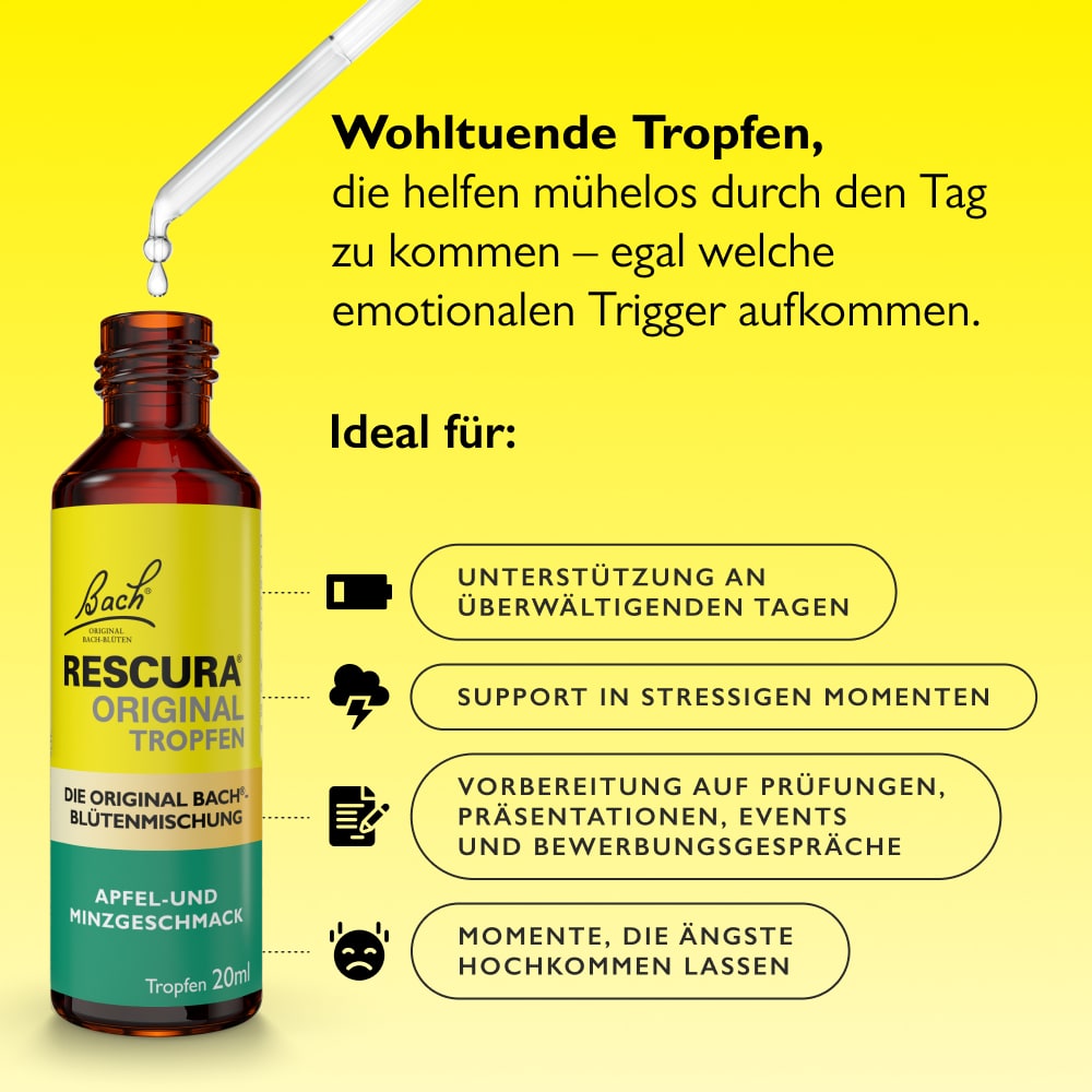 Bach RESCURA ORIGINAL APFEL-MINZE  20 ml Tropfen
