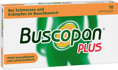 Buscopan Plus Zäpfchen - bei Bauchschmerzen  10 St Suppositorien
