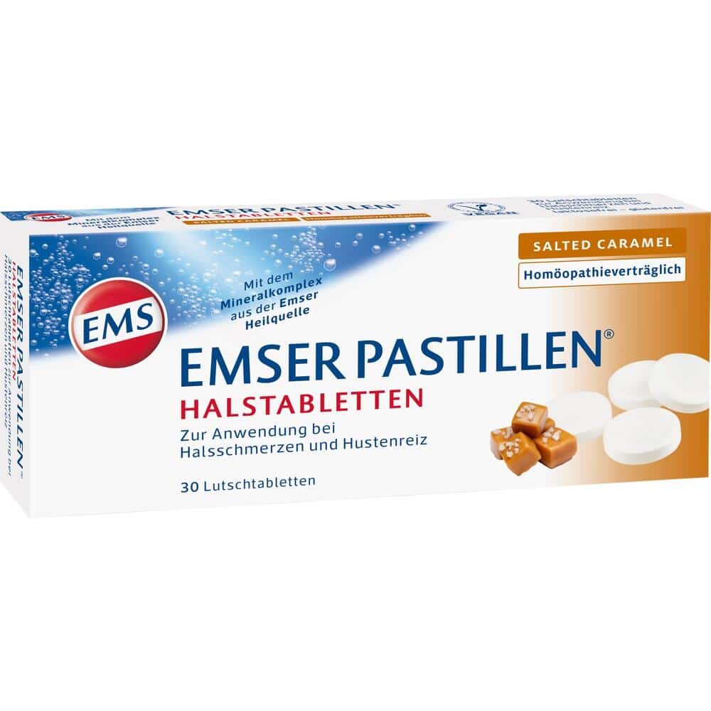 EMSER PASTILLEN SALTED CARAMELL 30 St Lutschpastillen