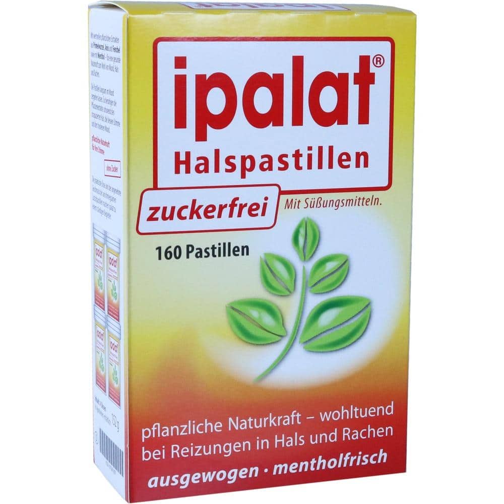 IPALAT Halspastillen zuckerfrei 160 St Pastillen