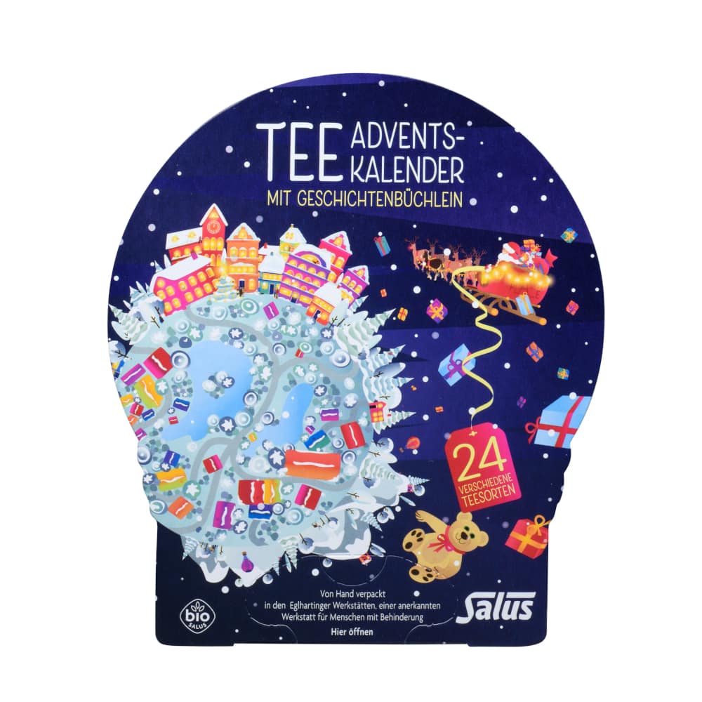 Salus TEE ADVENTS-KALENDER MIT GESCHICHTENBÜCHLEIN 24 St Filterbeutel