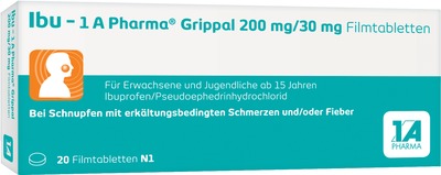 Ibu - 1 A Pharma Grippal 20 St Filmtabletten