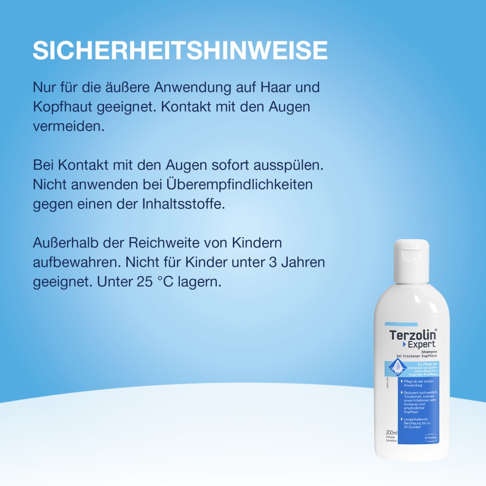 Terzolin Expert Schuppen-Shampoo bei trockener Kopfhaut 200 ml Shampoo