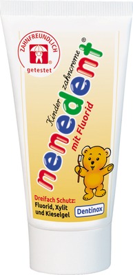 Dentinox nenedent Kinderzahncreme mit Fluorid  50 ml Zahncreme