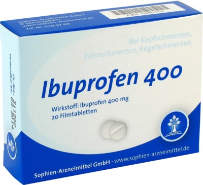 Ibuprofen 400 Sophien 20 St Filmtabletten