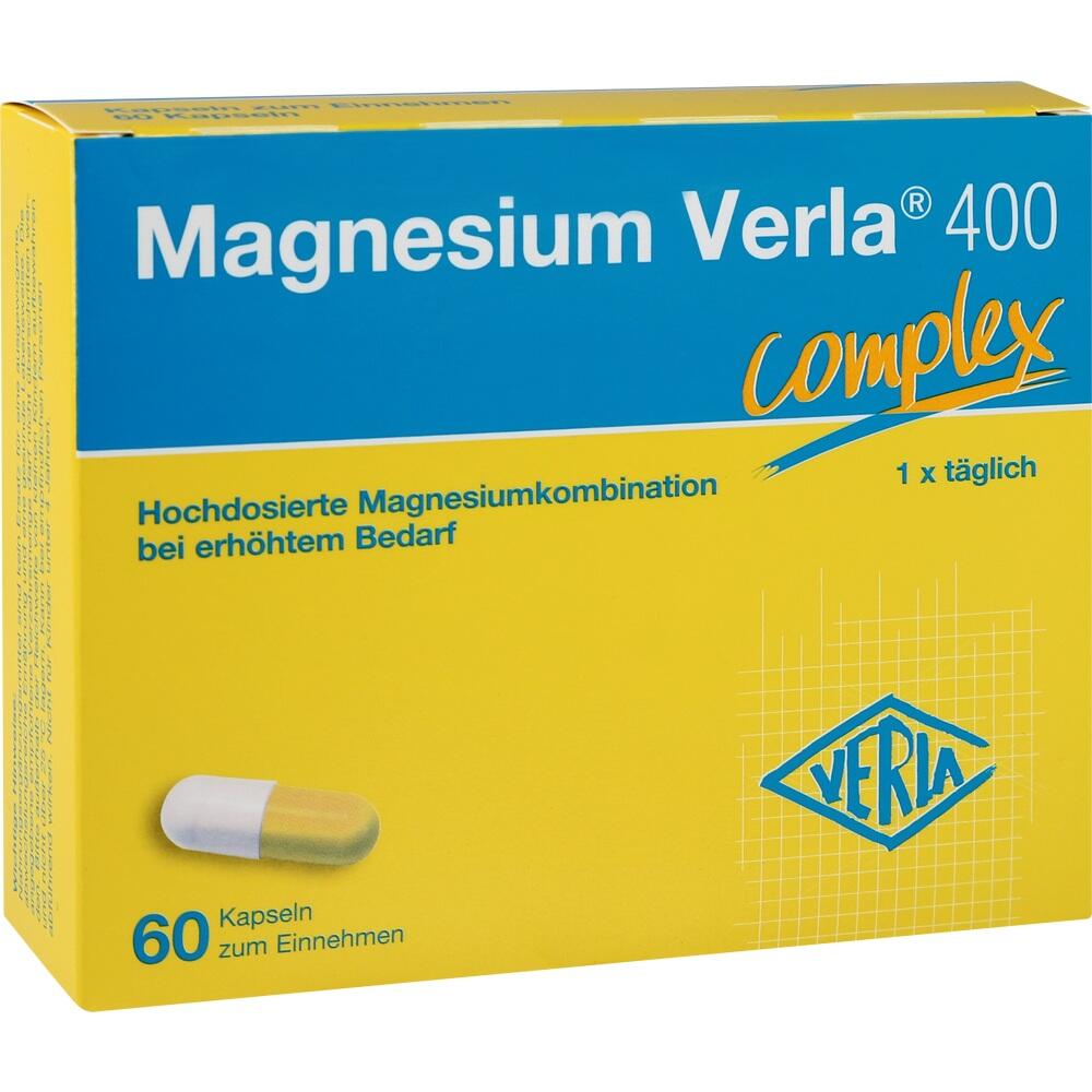 Magnesium Verla 400 complex 60 St Kapseln