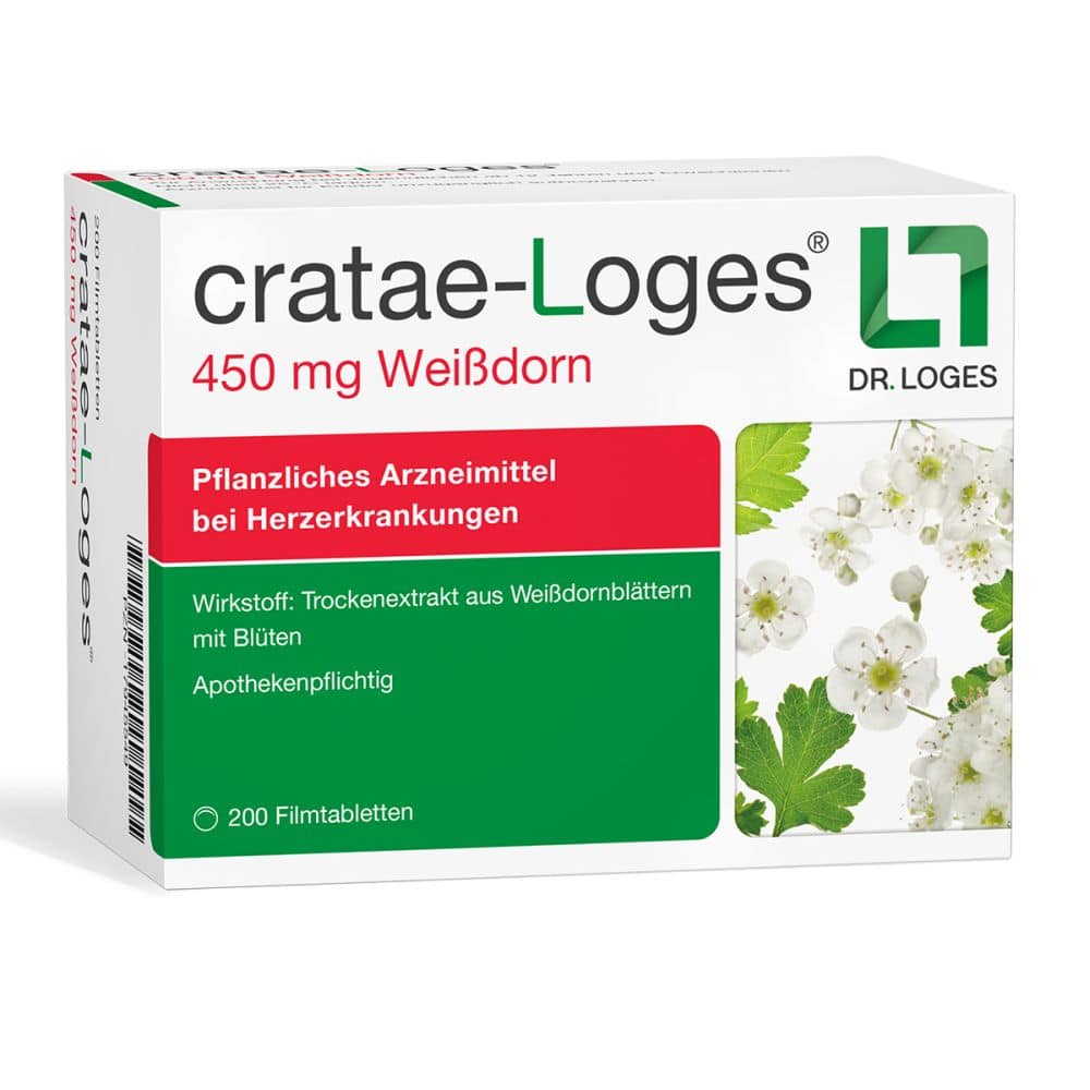 cratae-Loges 450 mg Weißdorn 200 St Filmtabletten