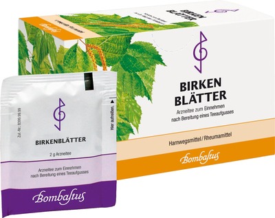 BIRKENBLÄTTER BOMBASTUS 20X2 g Filterbeutel