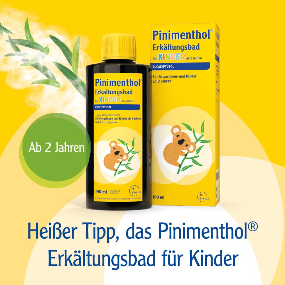Pinimenthol Erkältungsbalsam mild ab 2 Jahren - mit Eucalyptus- und Kiefernnadelöl 50 g Salbe