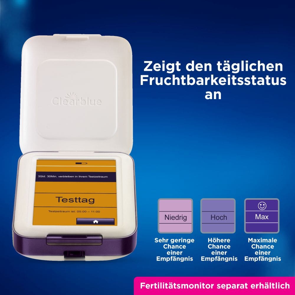 Clearblue Fertilitätsmonitor Teststäbchen 33 St Teststäbchen
