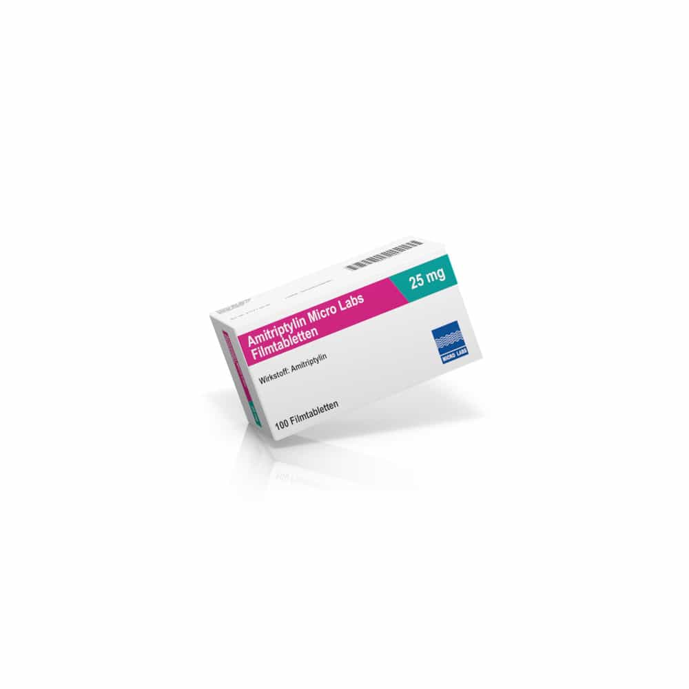 Amitriptylin-Micro Labs 25mg 100 St Filmtabletten