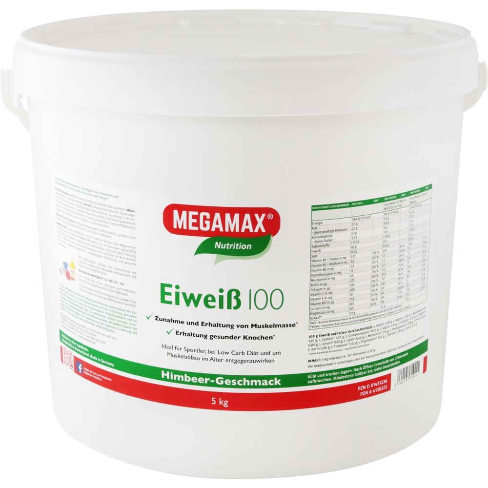 EIWEISS 100 Himbeer Quark Megamax Pulver 5000 g Pulver