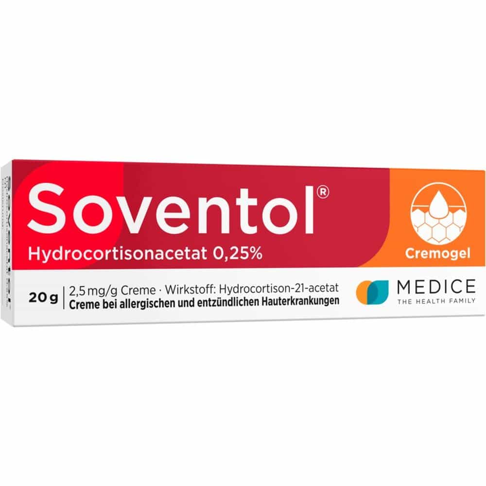 Soventol Hydrocortisonacetat 0,25%  20 g Creme