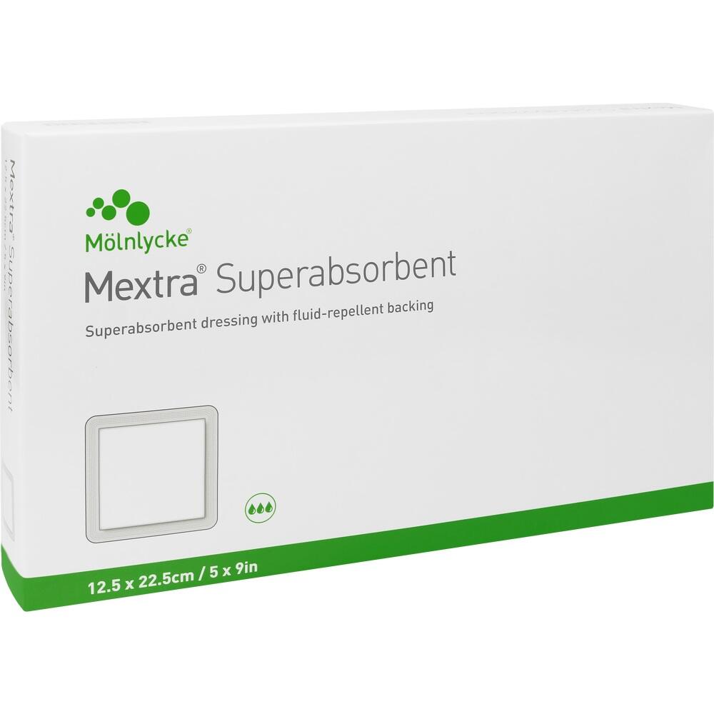 MEXTRA Superabsorbent Verband 12,5x22,5 cm 10 St Verband
