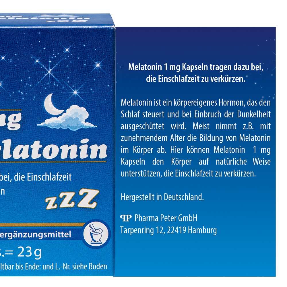 Melatonin 1mg Kapseln 60 St Kapseln