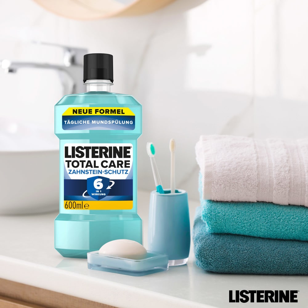 LISTERINE TOTAL CARE ZAHNSTEIN 600 ml Lösung LISTERINE TOTAL CARE ZAHNSTEIN 600 ml Lösung